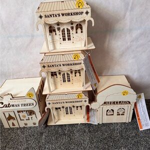 Set Of 4 DIY Houses